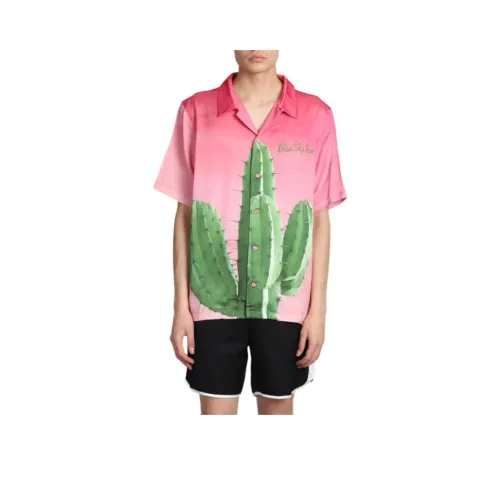 Blue Sky Inn Cactus Print Satin Finish Shirt