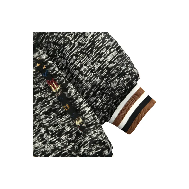 XUANSHENG Puffer Jacket Men's Black White-4