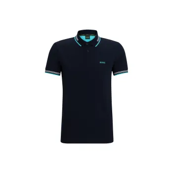 HUGO BOSS Polo Shirts Men Dark Blue
