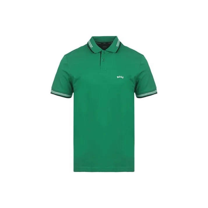 HUGO BOSS Polo Shirts Men Green-0