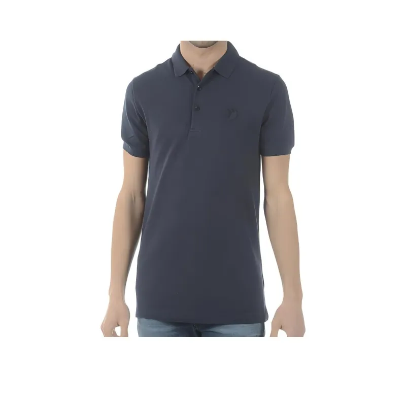 VERSACE Collection Logo Patch Polo Shirt-0