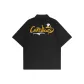 Black with Yellow White Print