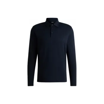HUGO BOSS FW24 Polo Shirt Men's Dark Blue