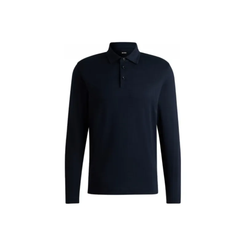 HUGO BOSS FW24 Polo Shirt Men's Dark Blue-0