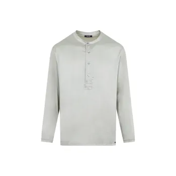 TOM FORD Long-sleeve Silk-blend Shirt