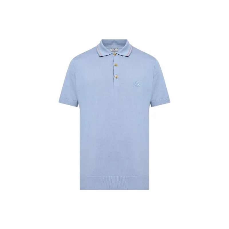 ETRO Logo Embroidered Polo Shirt-0