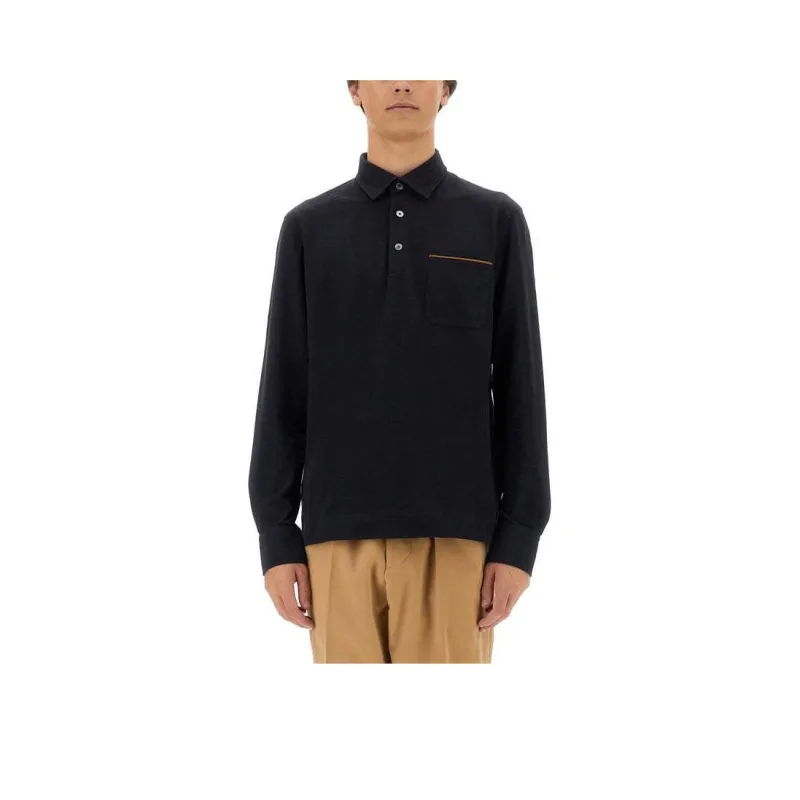 Zzegna Polo Shirt Men's Marine Blue-0