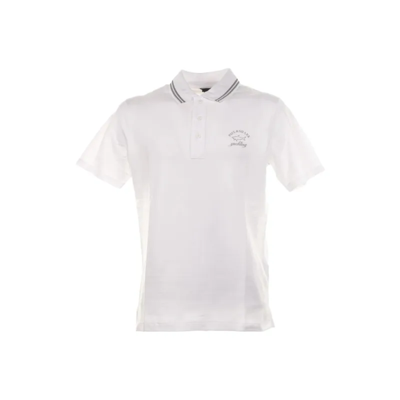 Paul & Shark Polo Shirts Men White-0