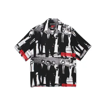 WACKO MARIA x LUOSHUIGOU LIANMINGKUAN Shirt Unisex Black