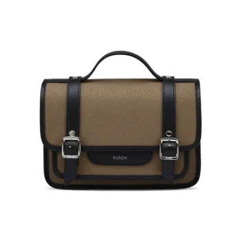 SUSEN Canvas Canvas Bag Portable One Shoulder Crossbody Satchel Bag Unisex