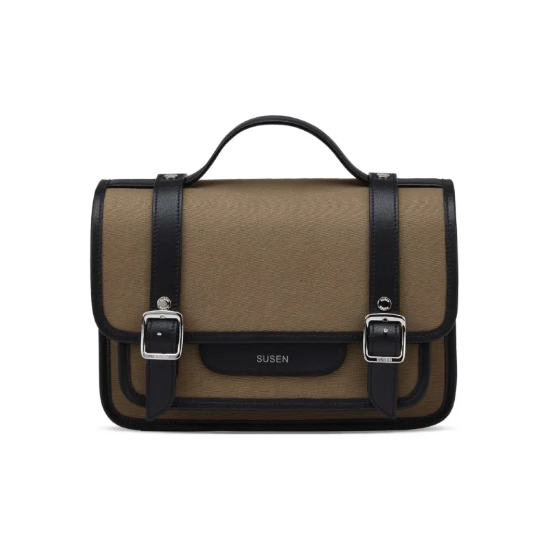 SUSEN Canvas Canvas Bag Portable One Shoulder Crossbody Satchel Bag Unisex-0