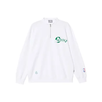 JACK JONES· x NBA Sweatshirt Men's Raw White
