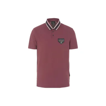 ARMANI EXCHANGE Polo Shirts Men Burgundy