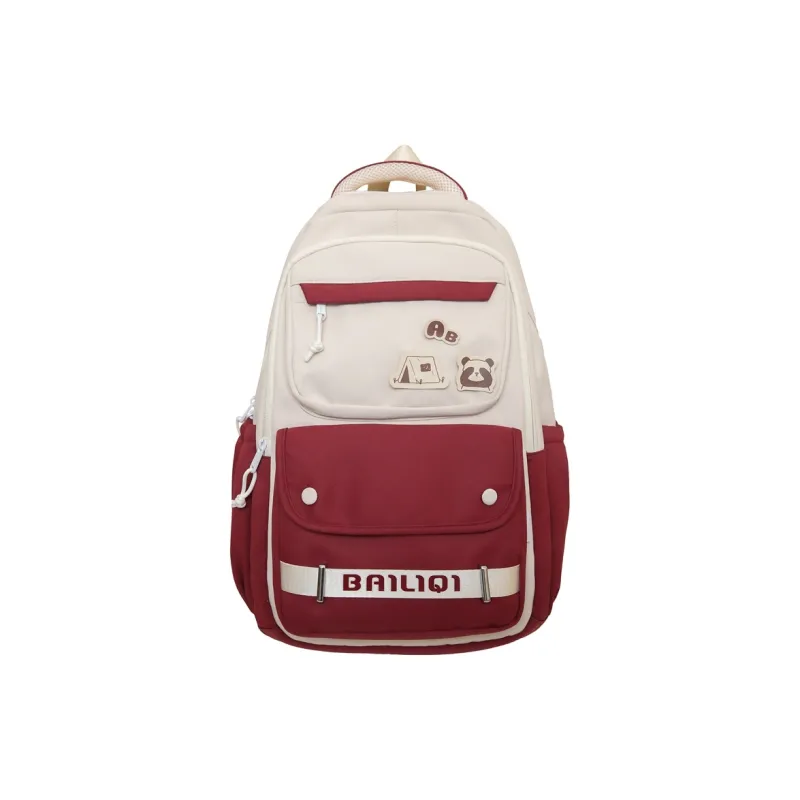 Alcohol Dragon Nylon Backpack Women's Multicolor-26