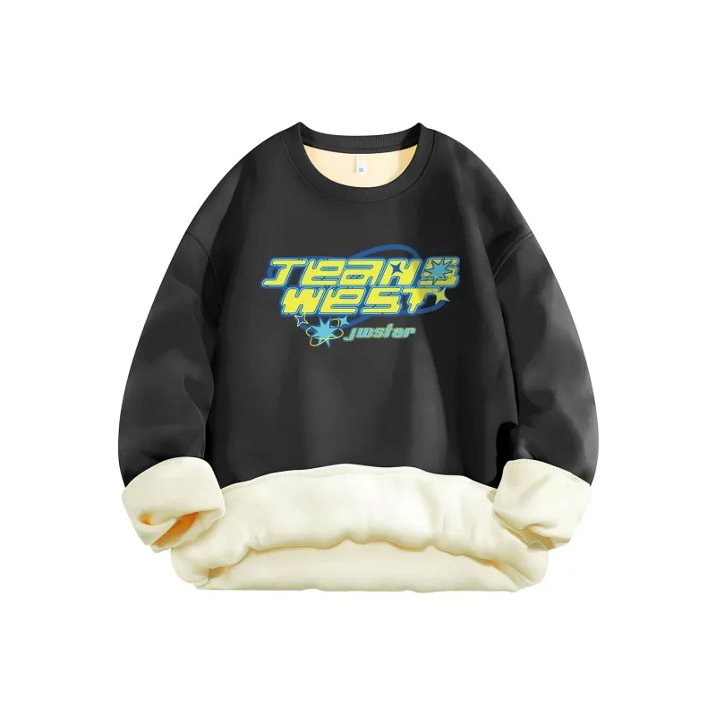 Jean West Sweatshirt Unisex Fleece Lined-32