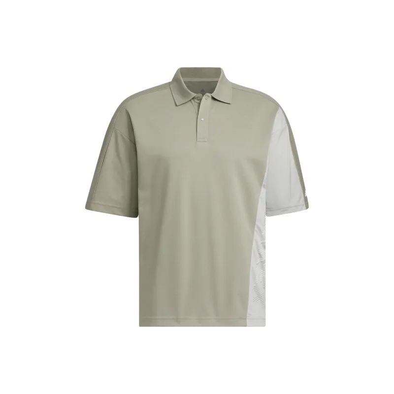 Adidas Polo Shirt Men's Pebble Silver Gray-0