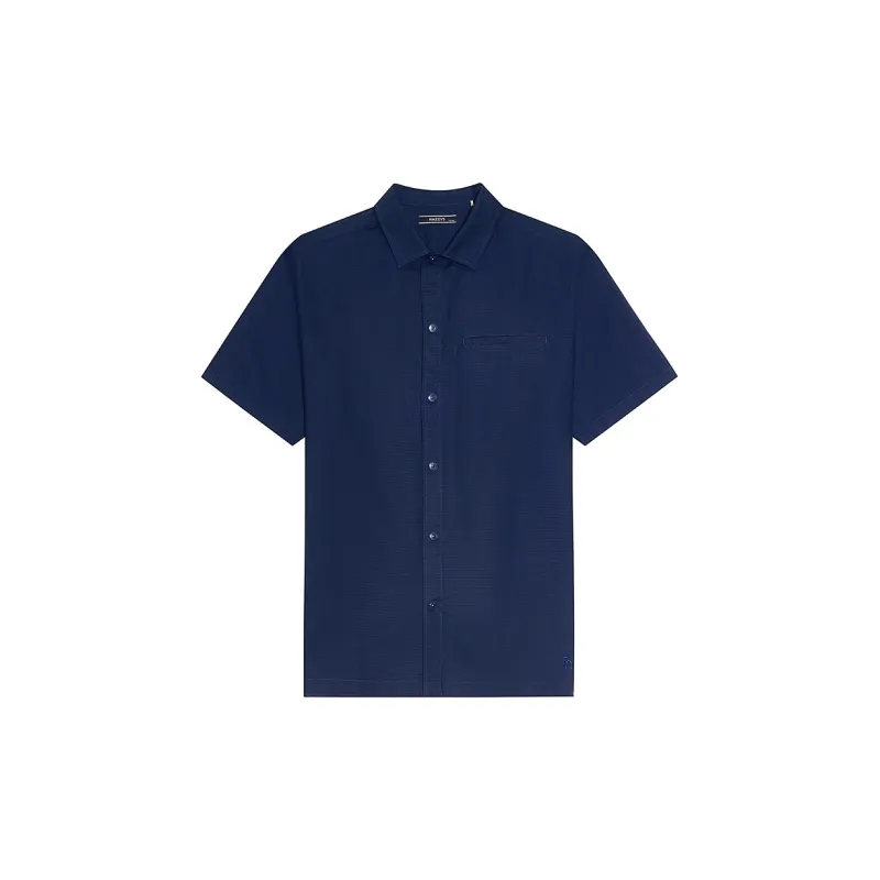 HAZZYS Short Sleeved Shirt Men's Dark Navy Blue-0