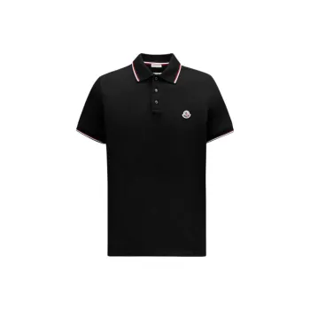 Moncler Logo Patch Short Sleeved Polo Shirt