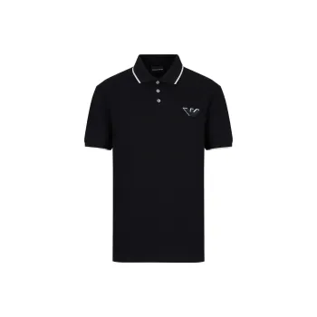 EMPORIO ARMANI Polo Shirts Men Black