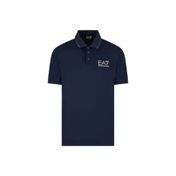 EMPORIO ARMANI SS25 Polo Shirt Slim Fit Men's Blue
