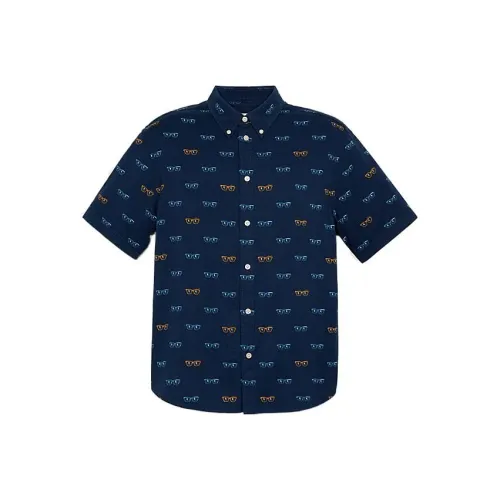 COACH Shirts Men Blue