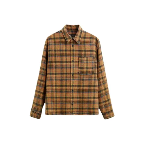 ZARA Shirts Men Tan