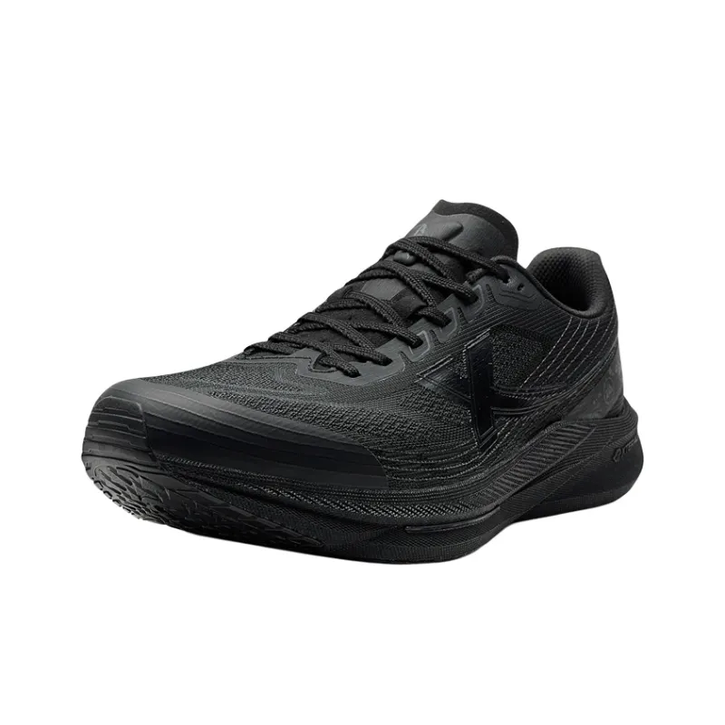 XTEP One Piece Molding 3rd Generation Physical Education Exam Edition Running Shoes Men Low Top Black-1