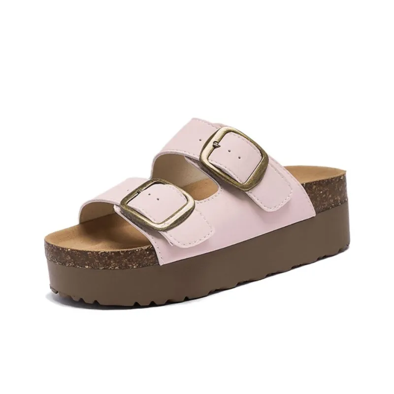 AGSDON PVC Polyvinyl Chloride Quiet Slide Slippers Women's-8