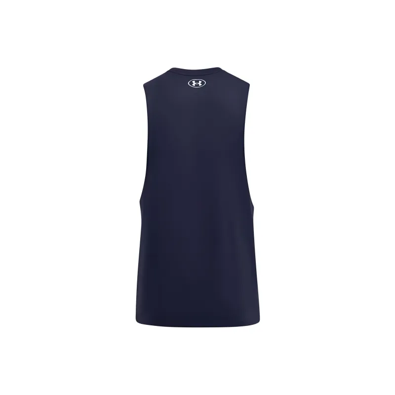 Under Armour ProjectRock Tank Top Men's Midnight Marine Blue-1