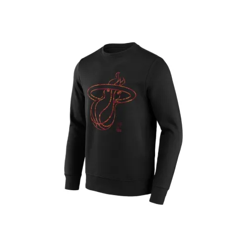 NBA Fanatics Miami Heat Christmas Jumper Graphic Crew Sweatshirt Sweatshirt Men's Black