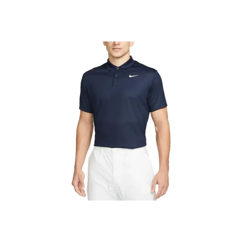 Nike Polo Shirts Men Navy Blue-0