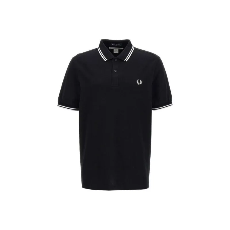 COMME DES GARCONS SHIRT Logo Embroidered Polo Shirt-0