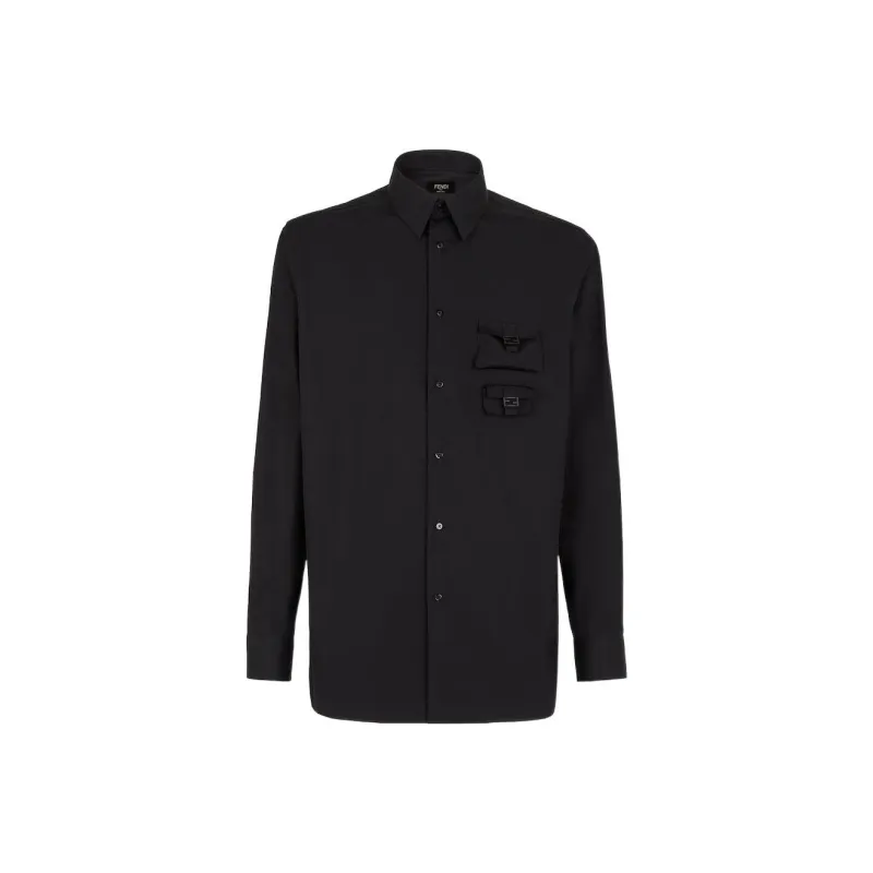 FENDI Shirts Men Black-0