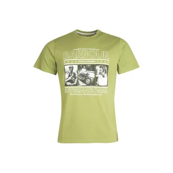BARBOUR T Shirts Men Green