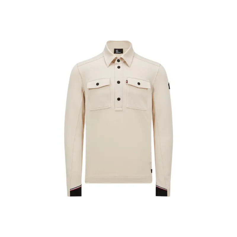 Moncler Polartec Long Sleeve Polo Shirt-0