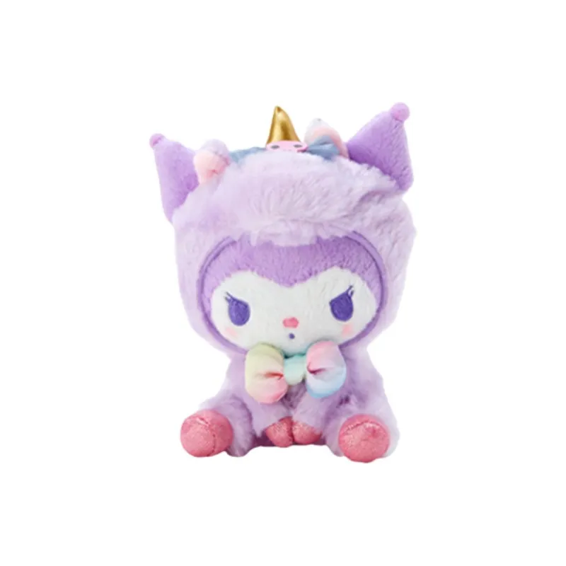 Sanrio Kuromi Unicorn Party Collection Dolls Plush Doll 14cm Height-0
