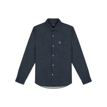 HAZZYS Shirt Men's Dark Navy Blue