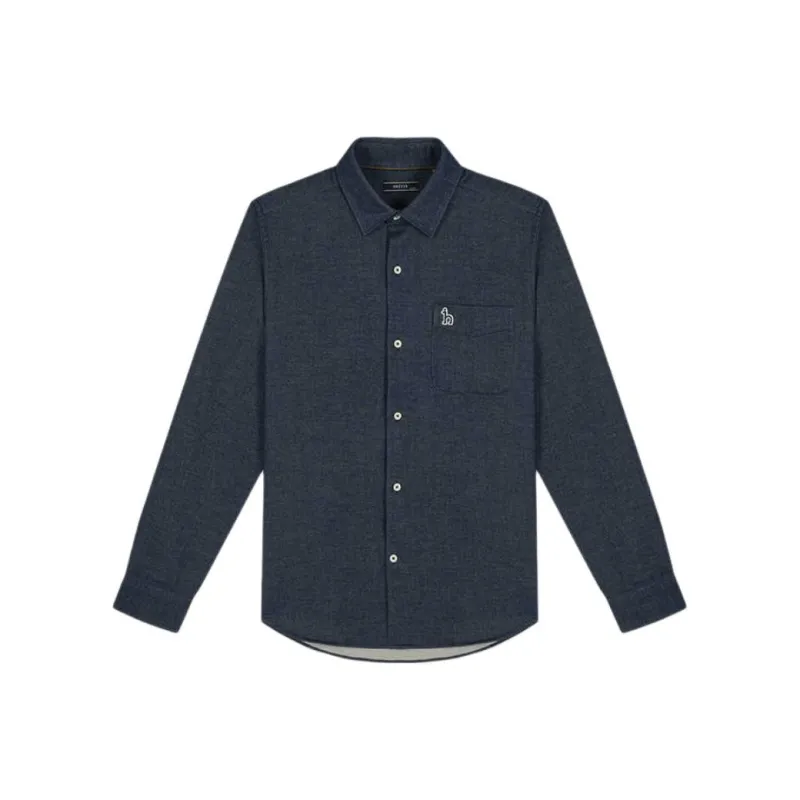 HAZZYS Shirt Men's Dark Navy Blue-0