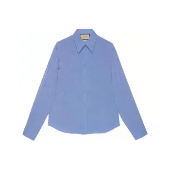 GUCCI X Harry Styles Co branded FW22 Shirt Men's Blue