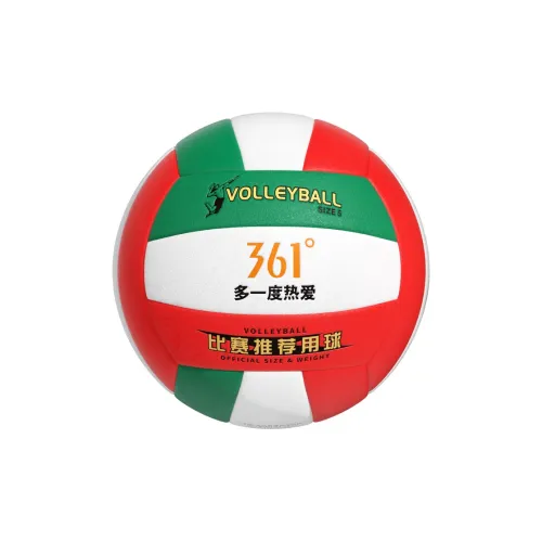 361° PU Size 5 Volleyball Unisex Red Green White