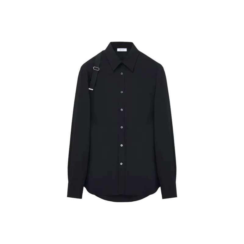 Alexander McQueen FW24 Shirt Men's Black-0