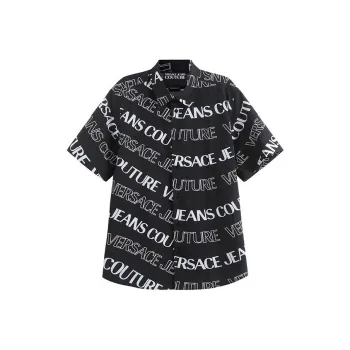 VERSACE JEANS COUTURE SS24 Shirt Men's Black