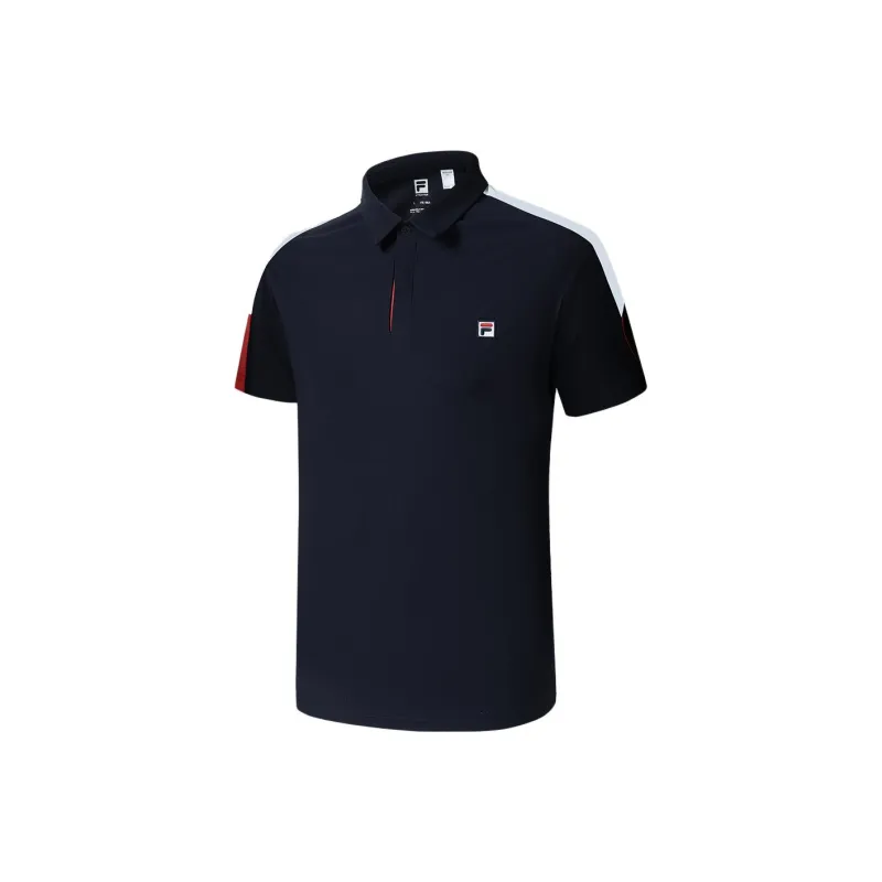 FILA Polo Shirt Men's RD Royal Blue-0