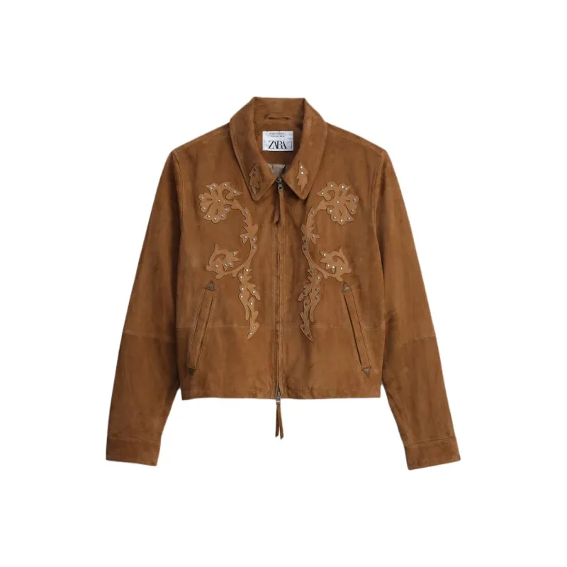 ZARA Jackets & Coats Men's Medium Camel-0
