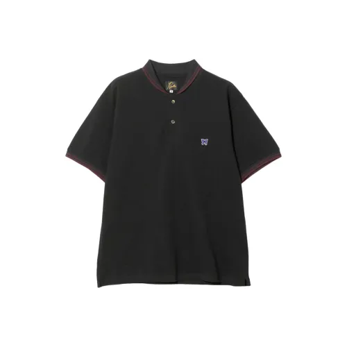 Needles FW24 Polo Shirt Unisex Black
