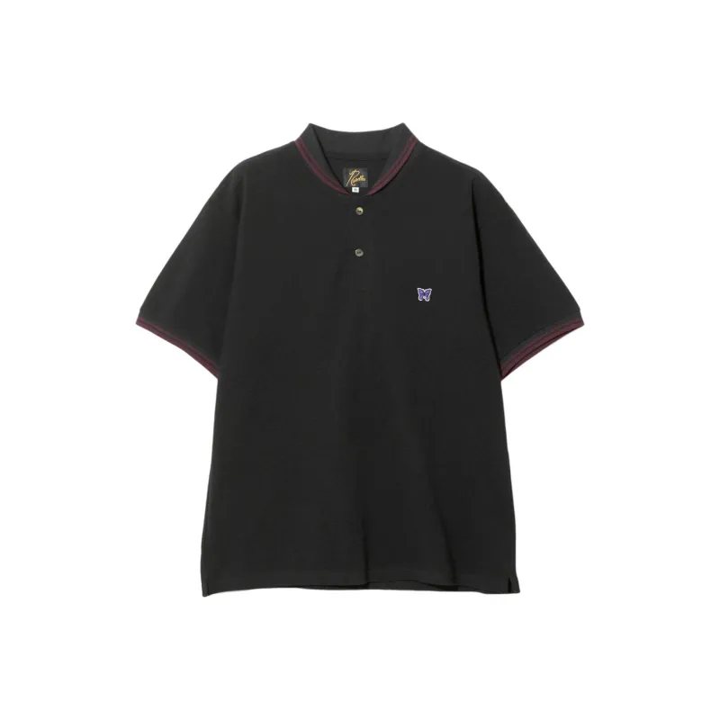 Needles FW24 Polo Shirt Unisex Black-0