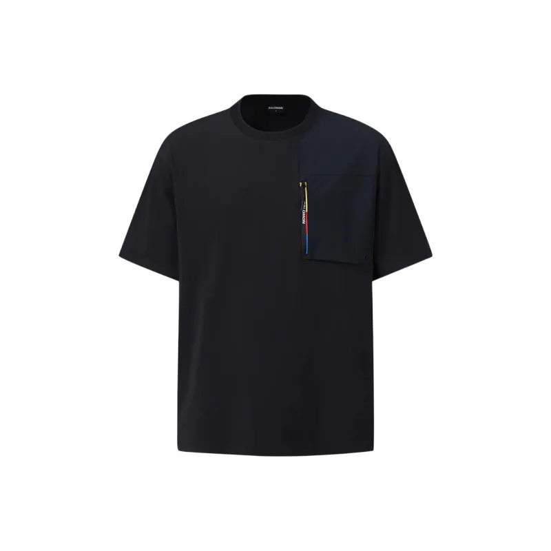 SALOMON T Shirts Men Black-0