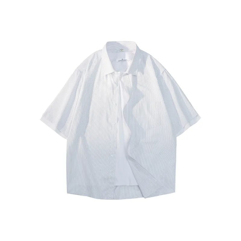 LIVINGTOWN Shirt Unisex D08 6 Blue-0