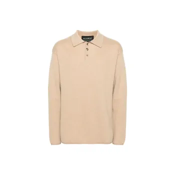 Alanui Finest Ribbed Polo Top