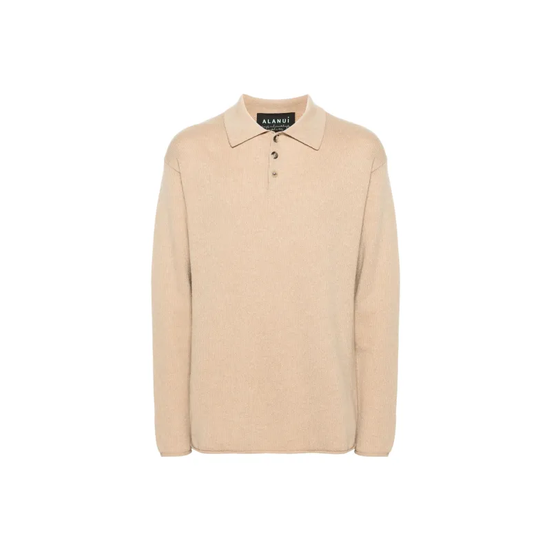 Alanui Finest Ribbed Polo Top-0